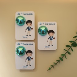 Bálsamo Labial Comunión Niño Biblia y Cruz | Detalle Clásico