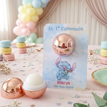 Bálsamo Labial Esfera Stitch Acuarela | Detalle Disney Artístico