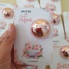 Bálsamo Labial Pila Bautismal Rosa | Detalle de Bautizo Elegante