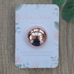 Bálsamo Labial Esfera Floral Pastel | Detalle Dulce y Romántico