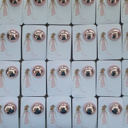 Bálsamo Labial Niña Comunión Espalda Lazo Rosa | Detalle Elegante