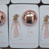 Bálsamo Labial Niña Comunión Espalda Lazo Rosa | Detalle Elegante