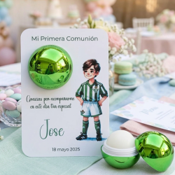 Bálsamo Labial Esfera Niño Fútbol Betis | Detalle "Musho Betis"