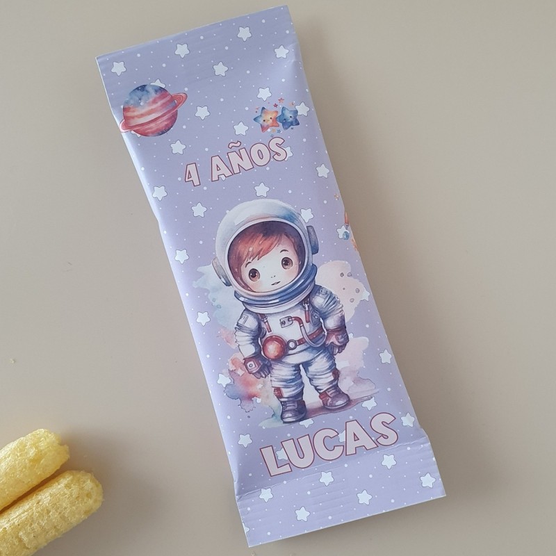 Aspitos Personalizados Astronauta | Detalle Cumpleaños Espacial