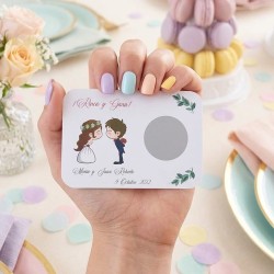 Tarjetas Rasca y Gana Novios | Diversión y Emoción en tu Boda
