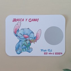 Tarjetas Rasca y Gana Lilo & Stitch | ¡Ohana significa diversión!