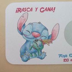Tarjetas Rasca y Gana Lilo & Stitch | ¡Ohana significa diversión!