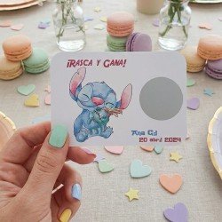 Tarjetas Rasca y Gana Lilo & Stitch | ¡Ohana significa diversión!