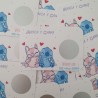 Tarjetas Rasca y Gana Stitch y Angel | Amor y Diversión Espacial