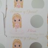 Tarjetas Rasca y Gana Comunión Niña Volantes | Detalle Dulce y Divertido