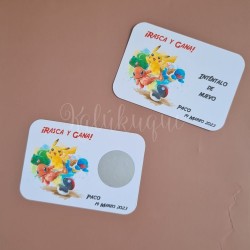 Tarjetas Rasca y Gana Pokémon | ¡Hazte con todos los premios!