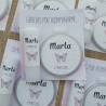 Pack Regalo Labial y Espejo Mariposa Rosa | Detalle Elegante y Coqueto