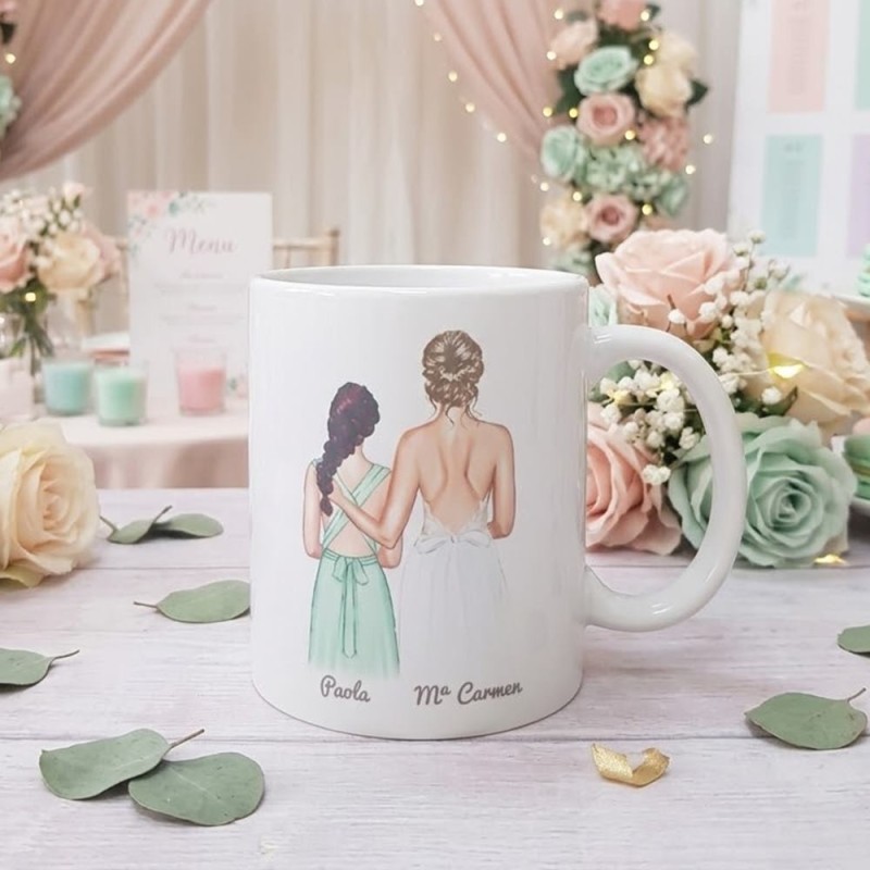 Taza Dama de Honor | El Regalo Perfecto para tu "Bride Tribe"