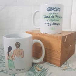 Taza Dama de Honor | El Regalo Perfecto para tu "Bride Tribe"