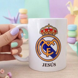 Taza Real Madrid Personalizada | ¡Hala Madrid y nada más!