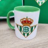 Taza Real Betis con Interior en Color | ¡Sentimiento Verdiblanco!