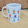 Taza Personalizada "Seño Manos Sonrientes" | El Regalo más Emotivo