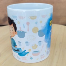 Taza Monitor de Comedor Escolar | Héroes del Mediodía con Mucho Sabor