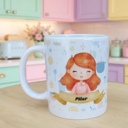 Taza Monitor de Comedor Escolar | Héroes del Mediodía con Mucho Sabor