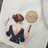 Tote Bag Nature Peluquera | Estilo y Profesión en Algodón Natural