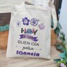 Tote Bag Nature Stitch "Hoy es un gran día" | Optimismo Disney Eco