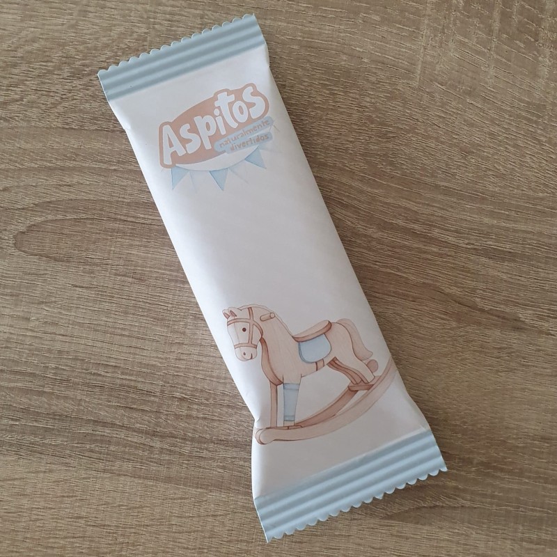 Aspitos Personalizados Caballito Balancín | Detalle Bautizo y Baby Shower