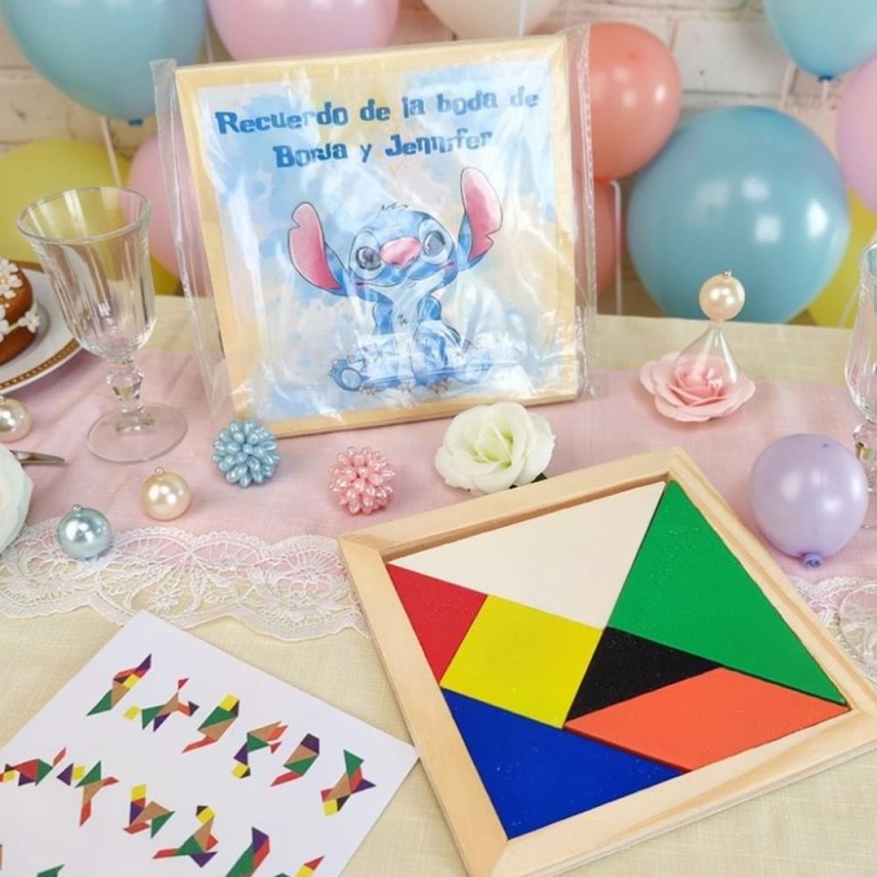 Tangram Stitch Disney | Rompecabezas Creativo y Galáctico