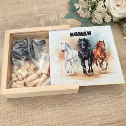 Set Multi Juegos Caballos | Ajedrez, Parchís y Damas Línea Nature