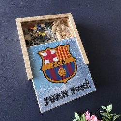 Set Multi Juegos FC Barcelona | Parchís, Damas y Ajedrez Blaugrana