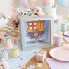 Hucha de Madera Blanca FC Barcelona | Ahorra con Pasión