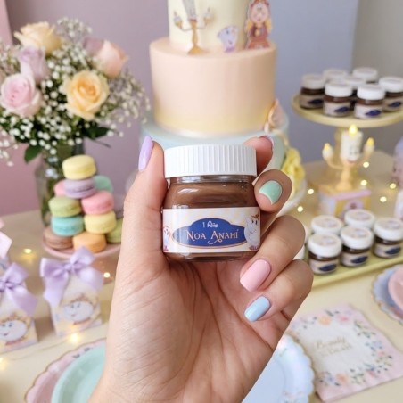 Mini Nutella Bella y Bestia Disney | Un Detalle Encantado