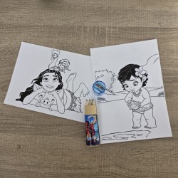 Pack Divertido 32 Vaiana | Creatividad y Aventura Disney