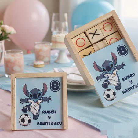Tres en Raya Stitch Real Madrid | Magia Disney y Pasión Blanca