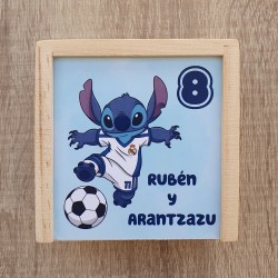 Tres en Raya Stitch Real Madrid | Magia Disney y Pasión Blanca