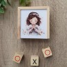 Tres en Raya Niña Comunión | Un Recuerdo Divertido y Delicado