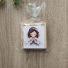 Tres en Raya Niña Comunión | Un Recuerdo Divertido y Delicado