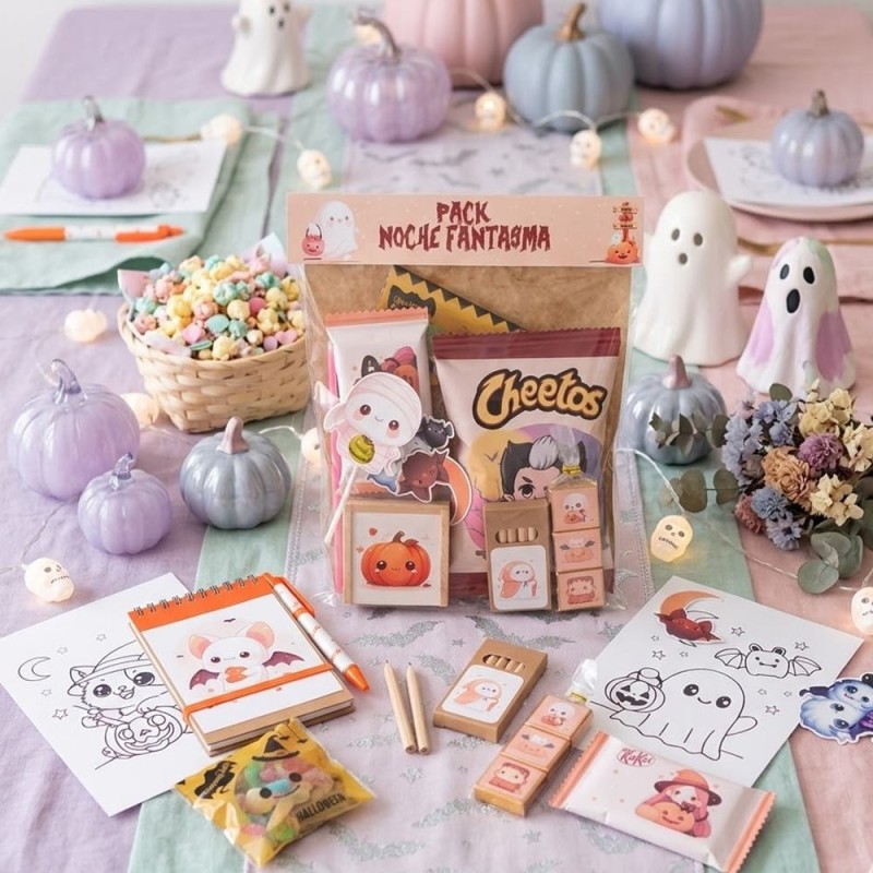 Pack Noche Fantasma Halloween | Diversión y Creatividad para Peques