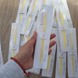 Pulsera Luminosa Personalizada | Inicial V y Vestido de Comunión