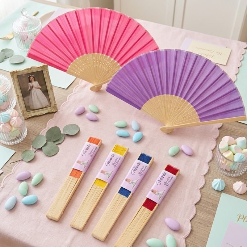 Abanicos Colores Surtidos | El Detalle Más Fresco y Personalizado