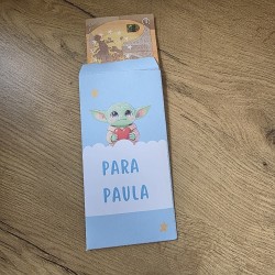 Sobre para Dinero Grogu (Baby Yoda) | Un Detalle Galáctico