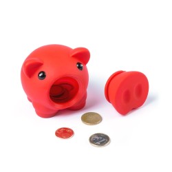 Hucha Cerdito Goma | Tacto Suave y Diseño Irrompible