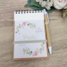 Cuaderno A6 con Bolígrafo Primavera | Práctico y Elegante para Eventos