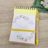 Cuaderno A6 con Bolígrafo Primavera | Práctico y Elegante para Eventos