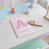 Cuaderno A5 Kraft Vichy Rosa y Lápices | Detalle Premium Personalizado
