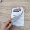 Cuaderno A5 Kraft Cars Disney + Lápiz | ¡Creatividad a Toda Velocidad!
