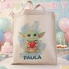 Tote Bag Nature Grogu Star Wars | Estilo Sostenible y Galáctico