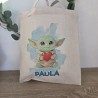 Tote Bag Nature Grogu Star Wars | Estilo Sostenible y Galáctico