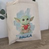 Tote Bag Nature Grogu Star Wars | Estilo Sostenible y Galáctico