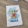 Cuaderno Blanco Grogu Star Wars | Ideas del Espacio Exterior