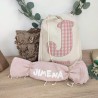 Pack Verano Rosa Personalizado (Mochila + Toalla) | Kit de Playa Único
